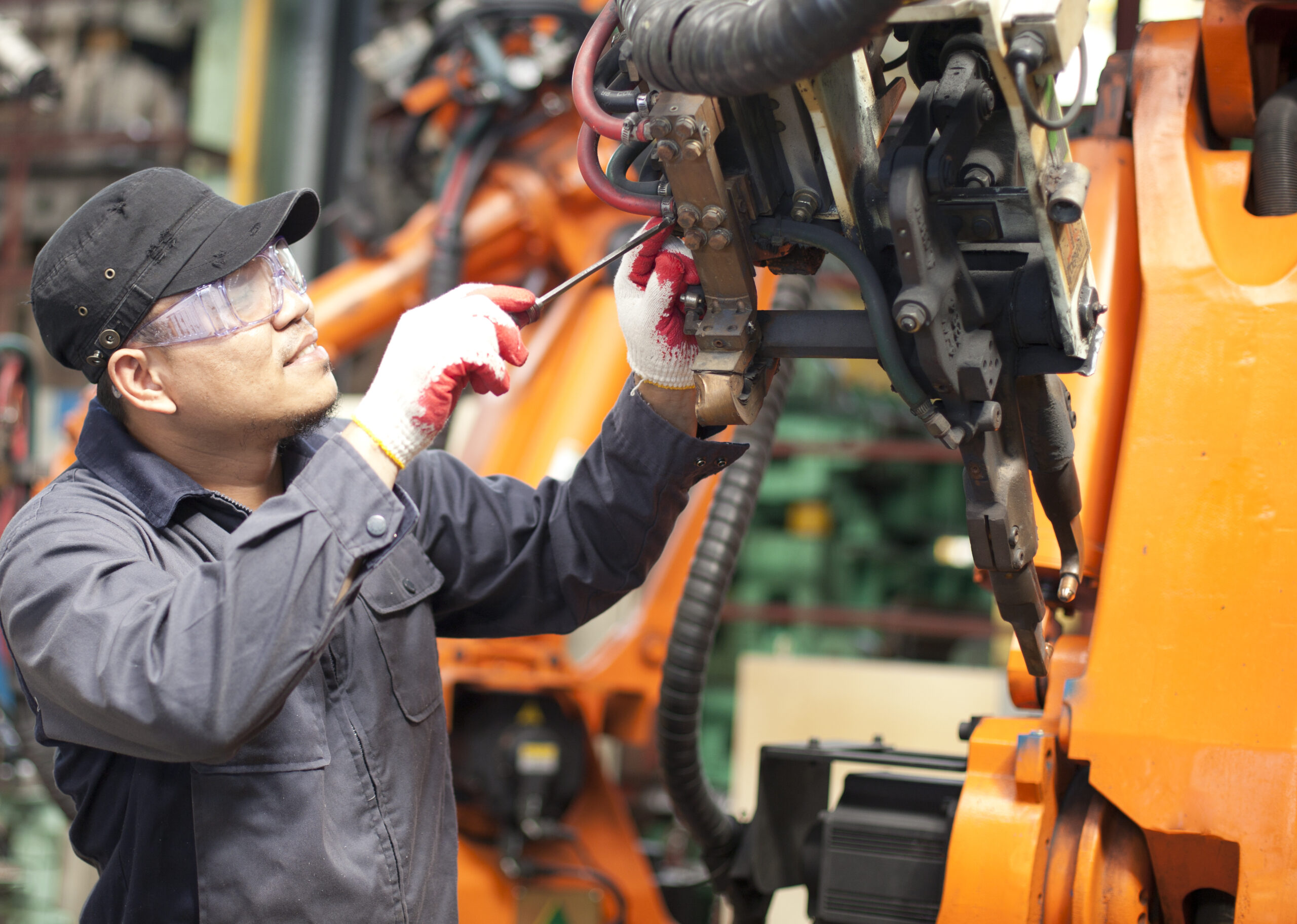 Man Working in Industrial Site - Industrial Accident Injury