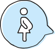 Pregnant women - pregnancy icon
