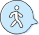 Pedestrian icon