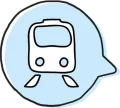 Train - public transport icon