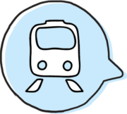 Train - public transport icon