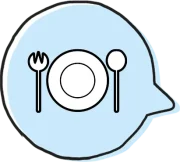 Dinner plate - restaurant icon