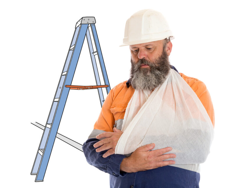 Worker With Injured Arm from Work Accident Seeking Compensation