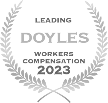 Doyles Workers Compensation 2023 badge