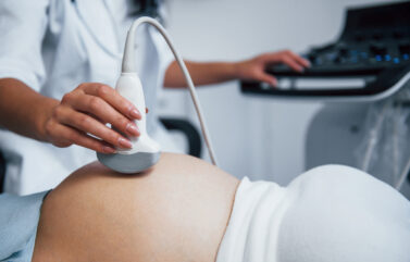 Mother experiencing medical negligence during birth ultrasound